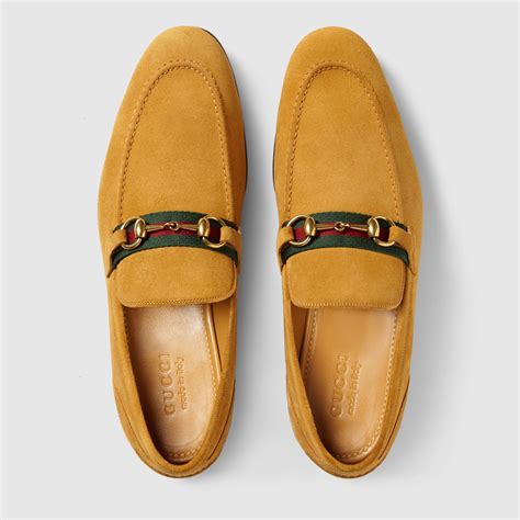 gucci horsebit loafers suede|gucci horsebit suede web loafer.